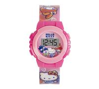 Kids Euroswan Hello Kitty and Friends Mädchen-Digitaluhr mit Silikonarmband, rose, Modern