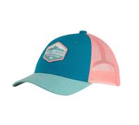 Trollkids - Kid's Femund Cap - Cap, Gr. 116-158 52-56 cm - 6-12 Years, türkis (HarborBlue/AquaHaze/PeonyRose)