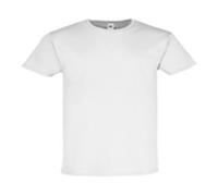 KIDS ICONIC 195 T | T-Shirt für Kinder – 100 % Baumwolle, Classic Fit, Unisex, Rundhals, Bequemes Basic Shirt für Alltag, Schule & Freizeit Mountain Blue 116