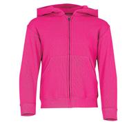 Kids Kapuzen-Sweatjacke 164 (14-15),Fuchsia