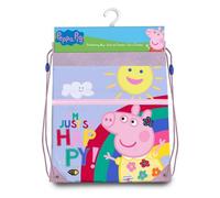 kids licencing Rucksack mit Kordeln - Peppa Pig - -I'm just so happy! - 40 cm x 30 cm
