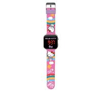 Kids Licensing Digitale Armbanduhr für Mädchen mit Automatikarmband aus Kunststoff HK50201, Hello Kitty, rosa