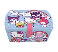 Kids Licensing Geheime Schmuckschatulle mit Hello Kitty & Friends-Sound, 20x18x14cm, Kunstharz