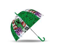 Kids Licensing Regenschirm für Kinder Minecraft – transparent – 46 cm