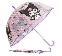 KIDS EUROSWAN Regenschirm Kuromi transparent Glockenform 46 cm
