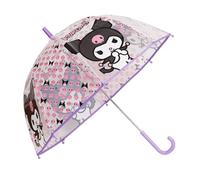 KIDS EUROSWAN Regenschirm Kuromi transparent Glockenform 46 cm