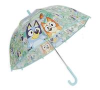 Kids Licensing Transparenter Regenschirm, 46 cm, Typ Glocke, für Kinder, 46 cm, Blau