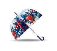 KIDS EUROSWAN Regenschirm Kids Licensing – Transparent, Typ Glocke, 46 cm, Spiderman