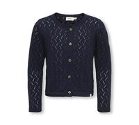 ONLY Mädchen Strickjacke KMGMEGAN LIFE dunkelblau | 104
