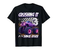 Kids Monster Truck 3 Year Old Boys 3rd Birthday Since 2023 T-Shirt