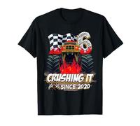 Kids Monster Truck 6 Year Old Boys 6th Birthday Since 2020 T-Shirt