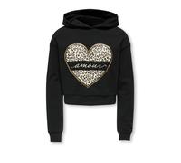 ONLY Kids Kogcooper Life Heart Ls Hoodie SWT Noos