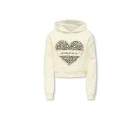 Kids Only - Bekleidung Kogcooper Life Heart Ls Hoodie Swt Noos - weiß - Größe 7A - 8A
