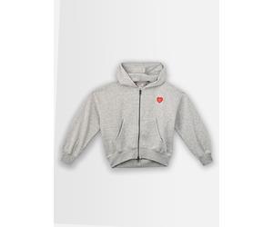 Kids Only - Bekleidung Kogevisa L/S Zip Hood Ovs Swt - Grau - Größe 9A - 10A