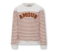 Kids Only - Bekleidung Kogfenny L/S Stripe O-Neck Cs Ub Swt - weiß - Größe 9 - 10A