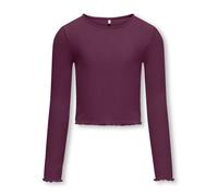 Kids Only - KOGNELLA L/S O-NECK TOP JRS NOOS mauve wine - Gr. - 146/152