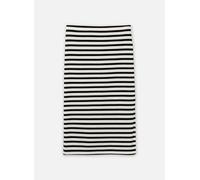 Jerseyrock KIDS ONLY "KOGNELLA LONG SIDE SLIT SKIRT JRS NOOS", Mädchen, Gr. 158, schwarz (schwarz stripes:cloud dancer 1, 1), Jersey, Obermaterial: 60% Polyester, 35% Viskose, 5% Elasthan, gestreift, 