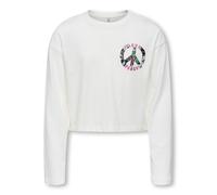Kids Only - Bekleidung Kogoli Life Peace Loose L/S Top Fr Jrs - weiß - Größe 9 - 10A