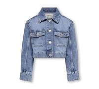 KIDS ONLY Damen Koglumi Ls Jacket DNM PIM Noos, Medium Blue Denim, Numeric_140