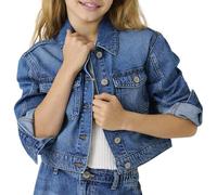 KIDS ONLY Damen Koglumi Ls Jacket DNM PIM Noos, Medium Blue Denim, Numeric_164