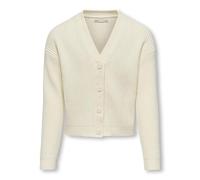 Kids ONLY Damen Kogmandy Ls Short Boxy Cardigan KNT, Birch, 134-140 EU