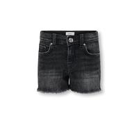 Kids ONLY Damen Kogrobyn Ex Vint DNM Shorts Azg529 Noos, Washed Black, 134 EU