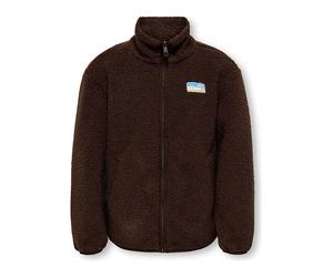 KIDS ONLY Fleecejacke "Eva" in Braun - Größe 146 | Kids Fleecejacken Fleecepullover