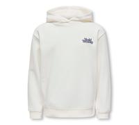 KIDS ONLY Hoodie "Holly life" in Weiß - Größe 122/128 | Kinder Sweatshirts Jacken