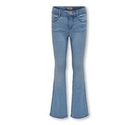 ONLY A/S Mädchen Kogroyal Life Reg Flared Pim020 Noos Jeans, Light Blue Denim, 128 EU