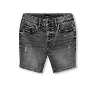 KIDS ONLY Jeans-Shorts "Edge" in Anthrazit - Größe 158 | Kinderhosen