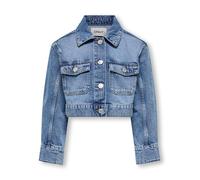 KIDS ONLY Damen Koglumi Ls Jacket DNM PIM Noos, Medium Blue Denim, Numeric_140