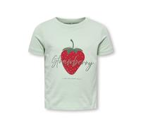 KIDS ONLY - KMGCANDY LIFE S/S PRINTED TEE JRS NOOS Aqua Foam - Gr. - 104
