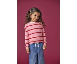 KIDS ONLY - KMGFRANCA LIFE SHORT LS STRIPE KNT NOOS Sea Pink - Gr. - 104