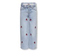 KIDS ONLY - KMGLUNA BERRY PAPERBAG WIDE DNM Light Blue Denim - Gr. - 92