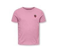 KIDS ONLY - KMGVEGA LIFE SS REG EMB TEE BOX JRS NOOS Cashmere Rose - Gr. - 116