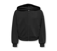 KIDS ONLY - KOGADA HEART L/S ZIP HOOD FR SWT Black - Gr. - 152