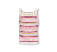 KIDS ONLY - KOGBELLI LIFE SL STRIPE SHORT TOP KNT Ecru - Gr. - 128