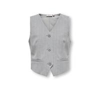 KIDS ONLY - KOGBRIE PINSTRIPE WAISTCOAT TLR light grey melange - Gr. - 164