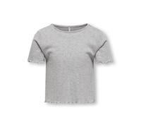 KIDS ONLY - KOGCARLOTTA LIFE S/S TOP JRS NOOS light grey melange - Gr. - 158/164
