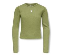 KIDS ONLY - KOGELVA JUNE EMB L/S TEE JRS Avocado - Gr. - 140