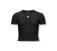 KIDS ONLY - KOGELVA JUNE EMB S/S TEE CS JRS Black - Gr. - 140