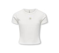 KIDS ONLY - KOGELVA JUNE EMB S/S TEE CS JRS Cloud Dancer - Gr. - 146/152