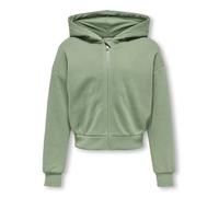 KIDS ONLY - KOGFAVE L/S ZIP HOOD SWT hedge green, 134/140