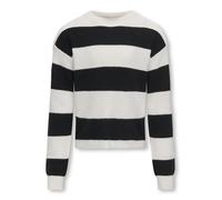 Kids Only - KOGFRANCA LIFE SHORT L/S STRIPE KNT NOOS Cloud Dancer - Gr. - 122/128