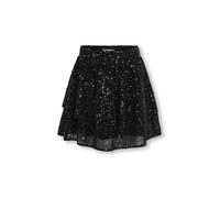 KIDS ONLY - KOGFRANSA SEQUIN ASSYMETRIC SKIRT TLR black - Gr. - 158