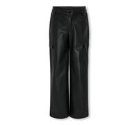 KIDS ONLY - KOGHERO FAUX LEATHER CARGO PANT PNT Black - Gr. - 146