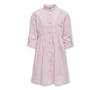 KIDS ONLY - KOGHOLLY DITTE STRIPED DRESS WVN begonia pink - Gr. - 158