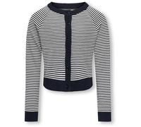 KIDS ONLY Kogiva L/S O-Neck Cardigan KNT Frauen Jacke blau/weiß 158/164