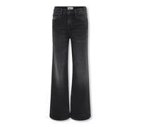 Kids ONLY Mädchen Kogjuicy Life Wide Leg DNM Dcc369 Noos Hose, Washed Black, 158 EU