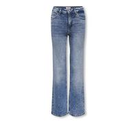 Only & Kids Damen Kogjuicy RHS Wide Leg DNM Cro557 Noos, Medium Blue Denim, 146